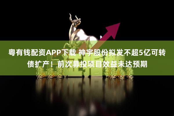 粤有钱配资APP下载 神宇股份拟发不超5亿可转债扩产！前次募投项目效益未达预期