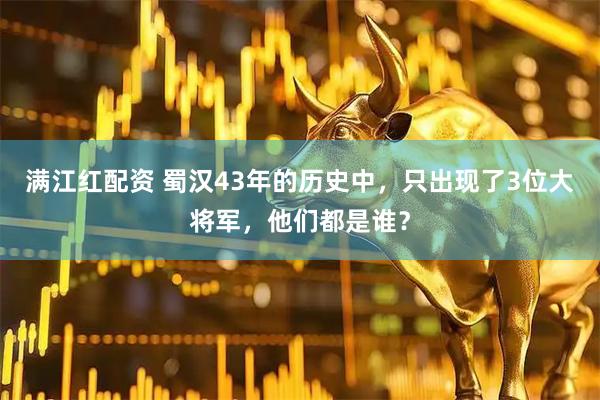 满江红配资 蜀汉43年的历史中，只出现了3位大将军，他们都是谁？