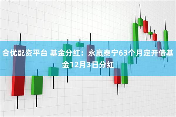 合优配资平台 基金分红：永赢泰宁63个月定开债基金12月3日分红